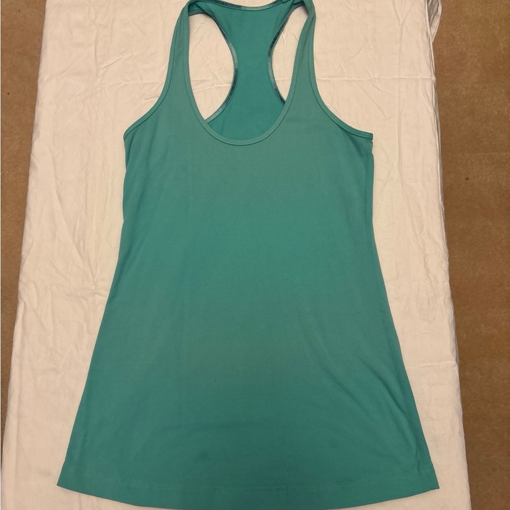 lululemon athletica Teal Racerback Tank